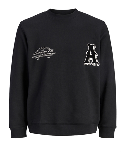 Jack & Jones Junior - JORNantucket Front Script Sweater - Black